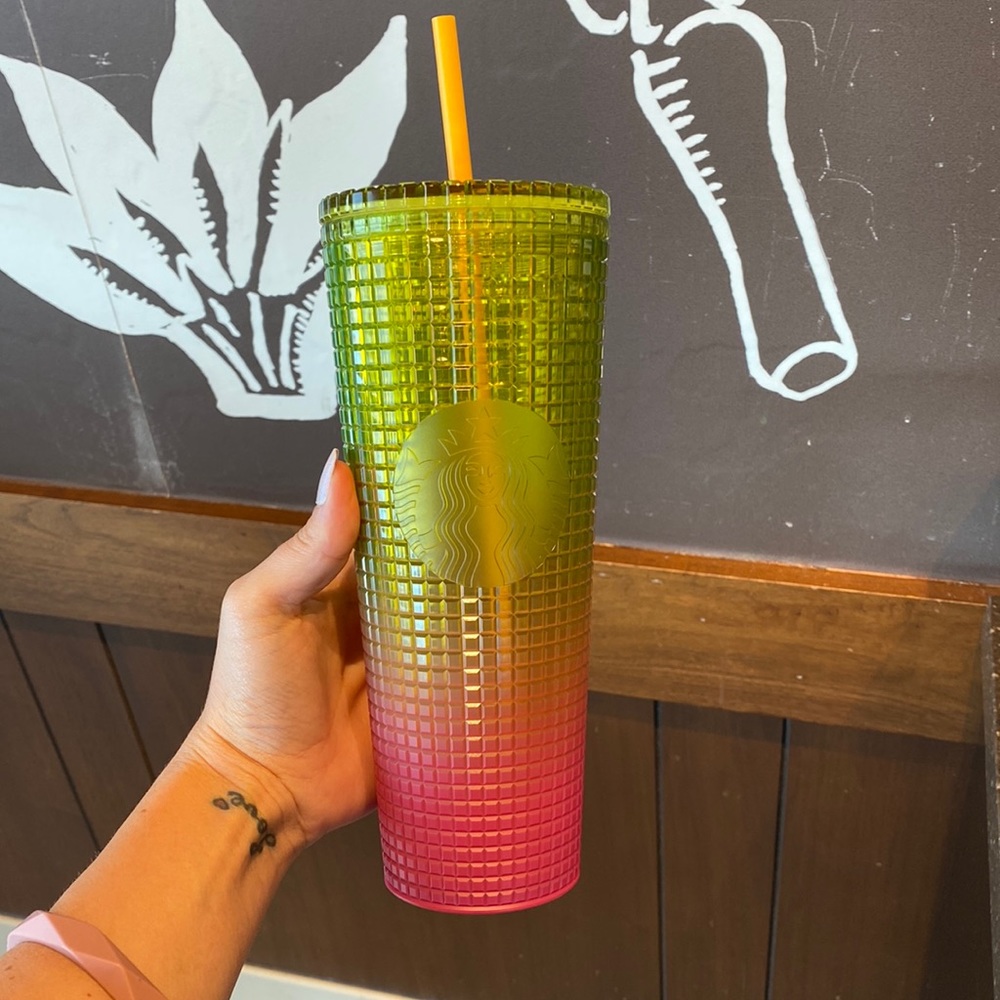 New Starbucks ombré reusable cup